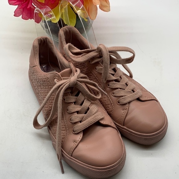 Tommy Hilfiger Twlexxan Rose Color Sneakers Sz 6.5. SNK0282E - Picture 1 of 9